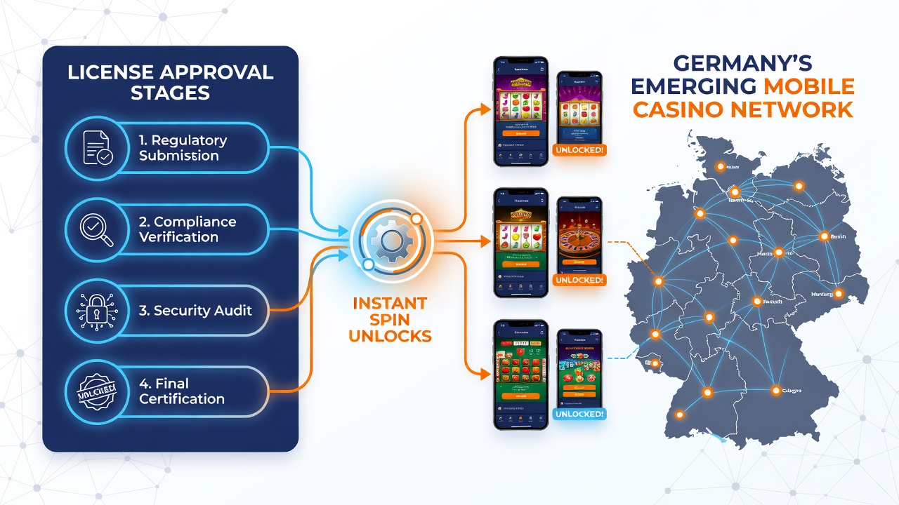 Darstellung der Synchronisation zwischen regulatorischen Genehmigungen und mobilen Unlock-Funktionen
