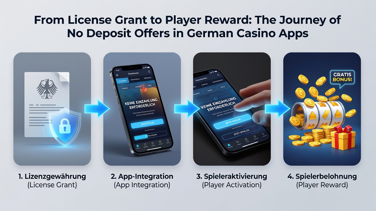 Darstellung von Belohnungsmechanismen und Lizenzintegration in mobilen Casino-Apps
