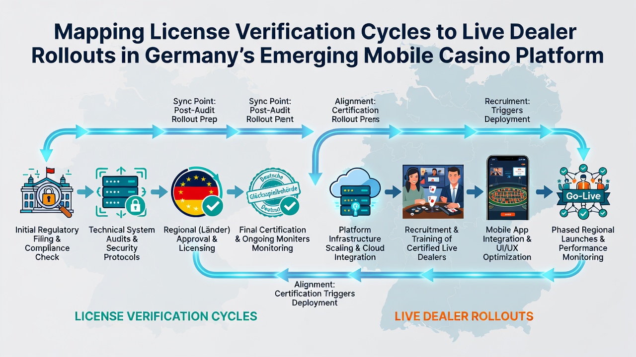 Beispiel einer Live-Dealer-Integration auf einer mobilen Casino-Plattform in Deutschland