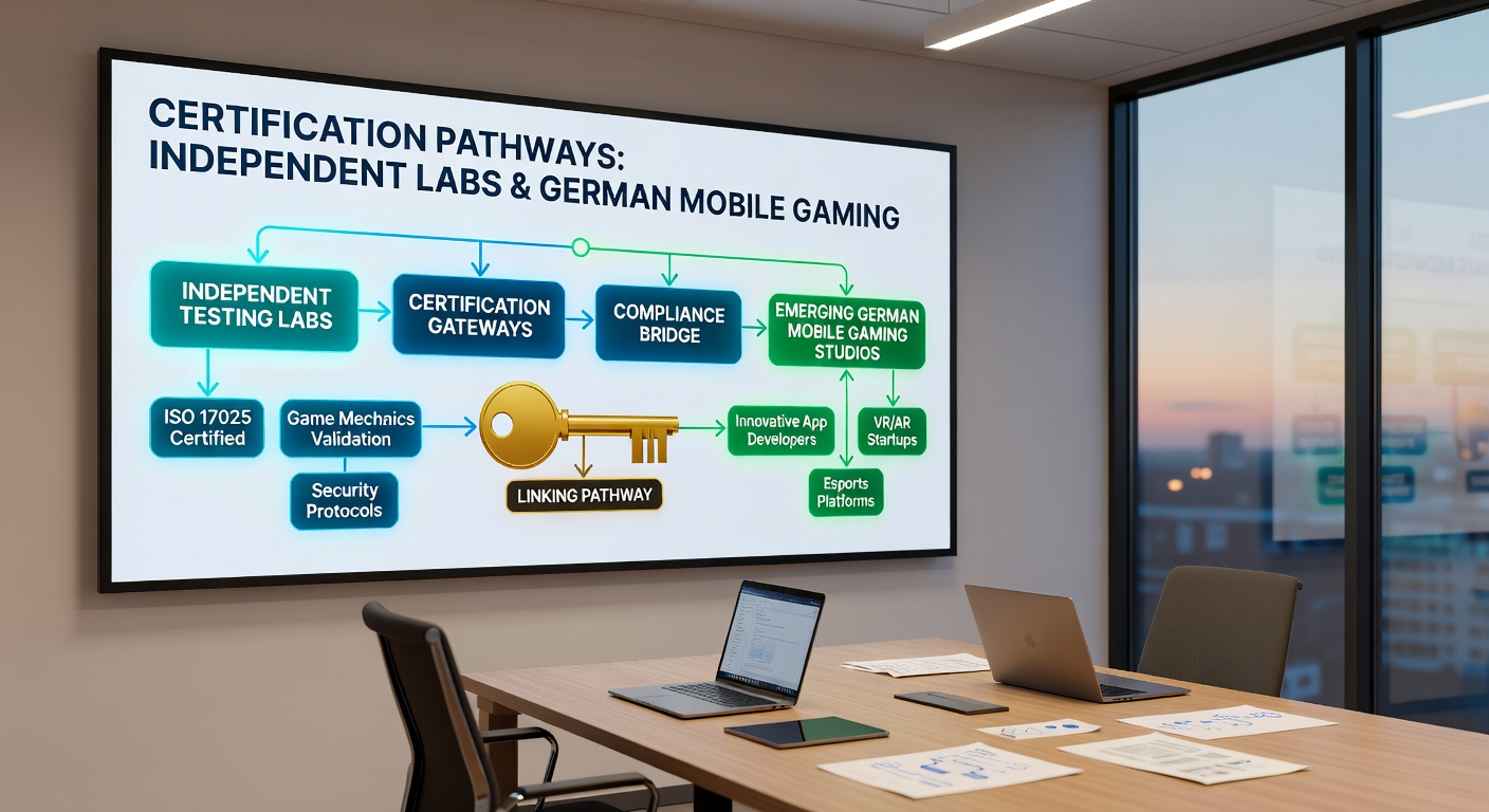 Mobile Gaming-Interfaces werden durch Zertifizierungsprozesse mit Testlaboren verknüpft