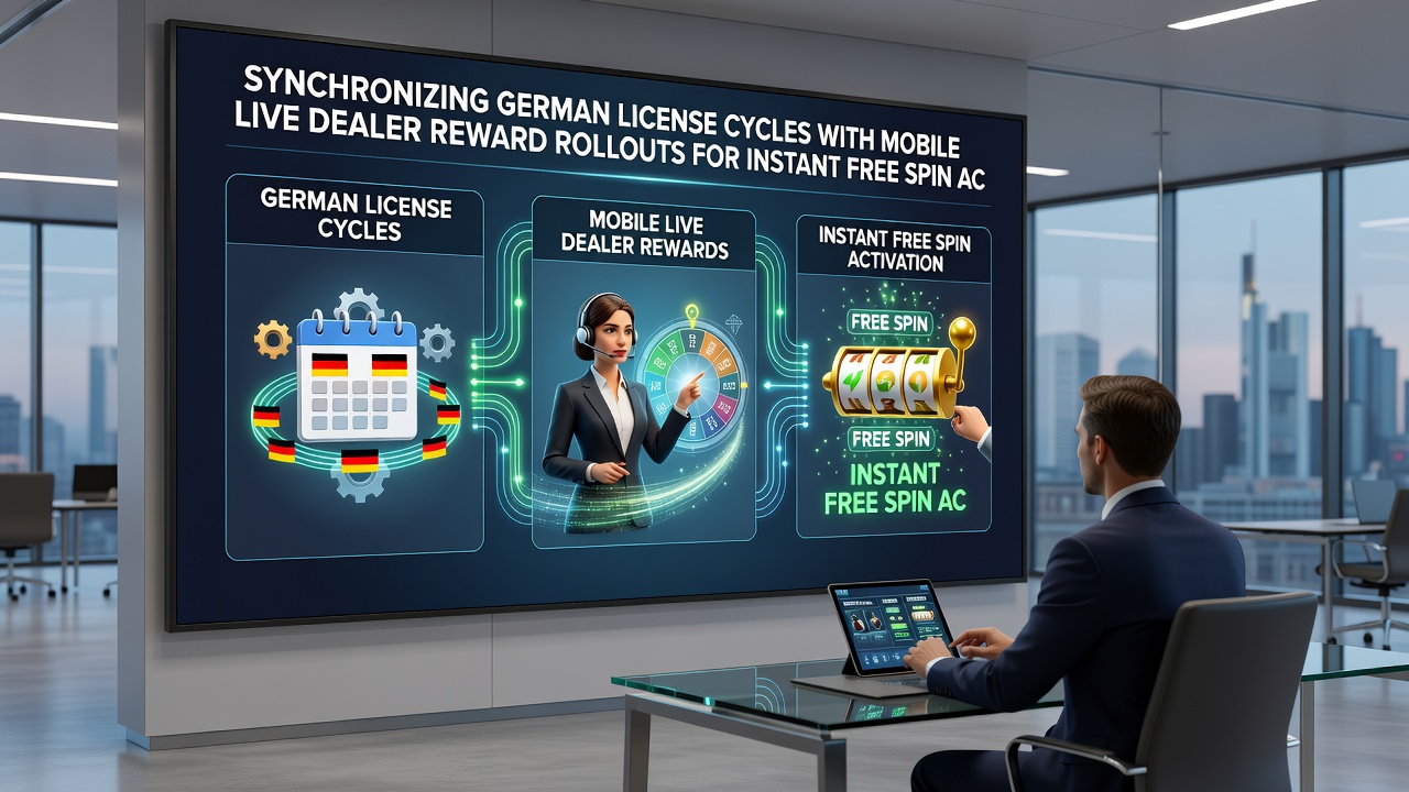 Darstellung mobiler Live-Dealer-Schnittstellen mit Belohnungsmechanismen und Free-Spin-Integration